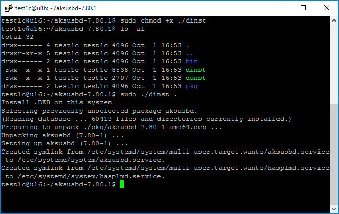 Установка драйвера в ОС Linux